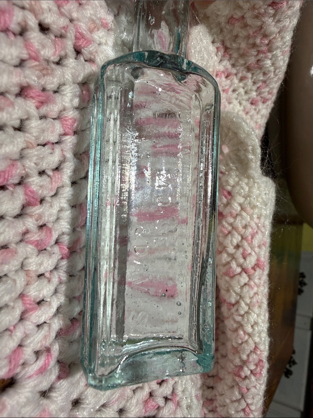 Antique 1800’s Charleston sc Dowie, Moïse & Davis bottle aqua glass